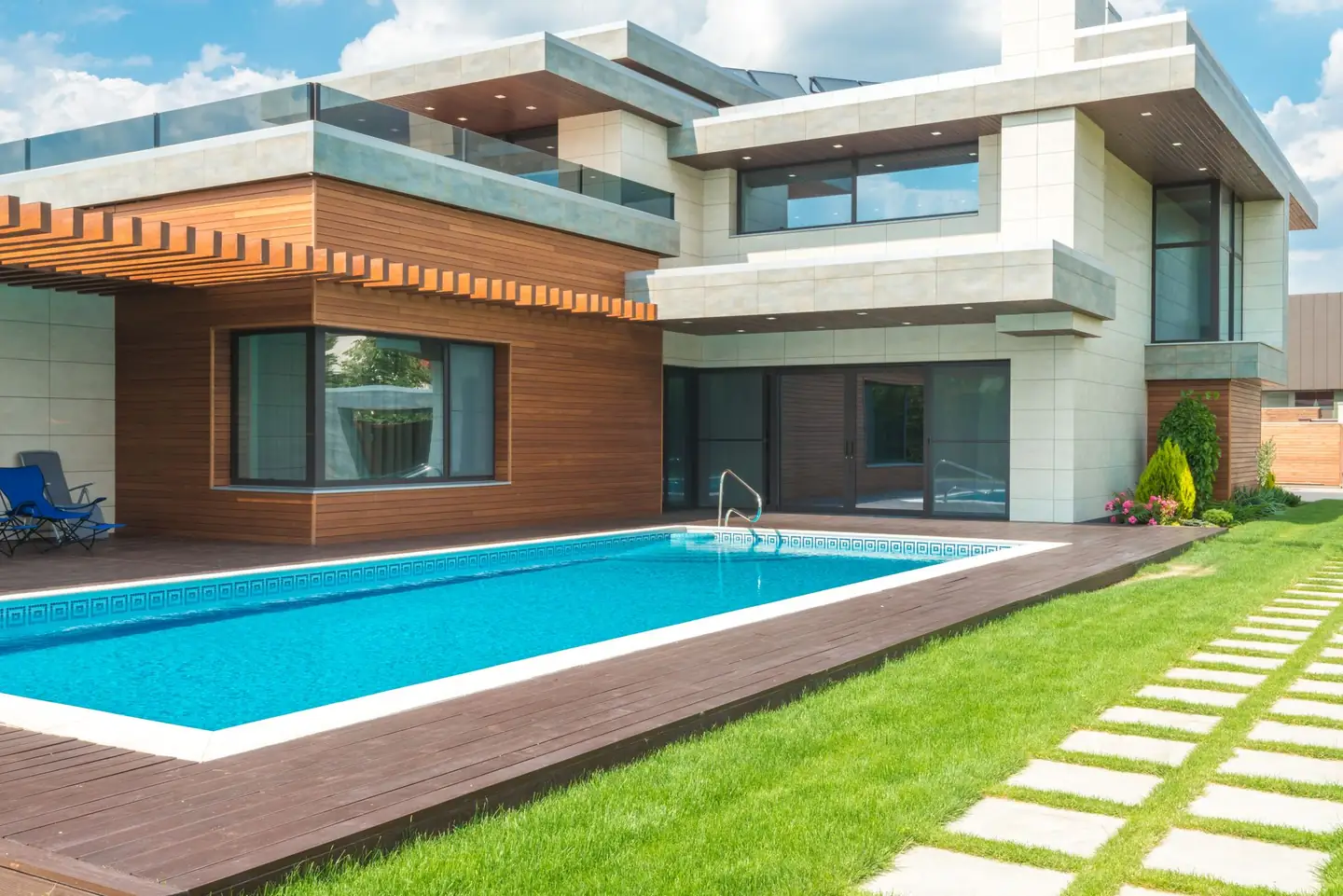 Swimming pool built in Bangalow, NSW